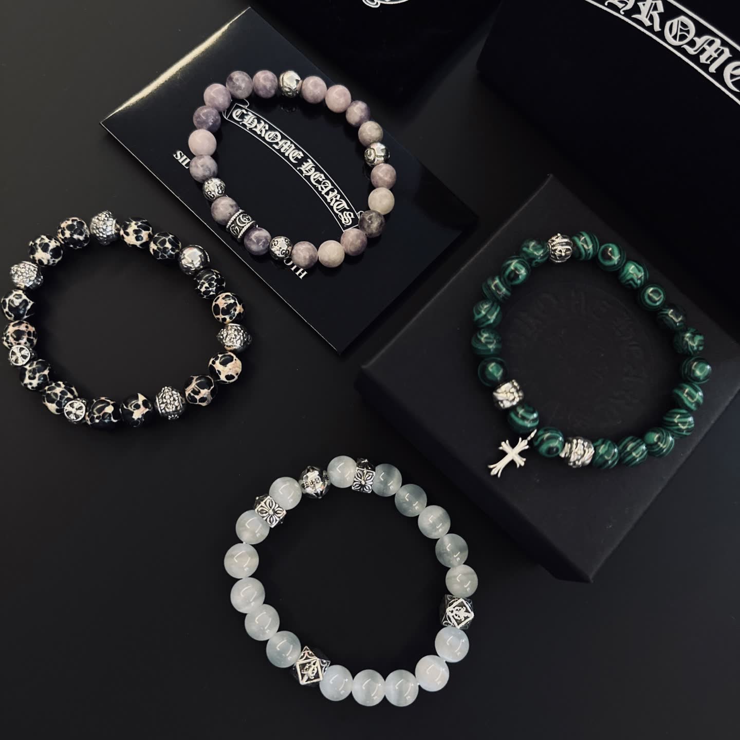 Chrome Hearts Beaded Bracelets Set